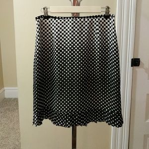 💘 Drama ombra checkerd skirt.